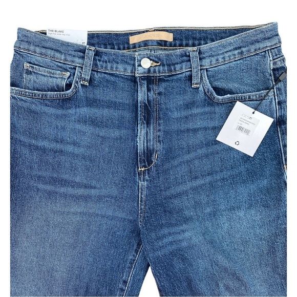 NWT Joe’s Jeans Blake Wide Leg Crop High Rise Vintage Heirloom Blue Jean Size 33 - Picture 5 of 12
